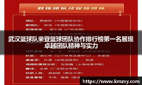 武汉篮球队荣登篮球团队协作排行榜第一名展现卓越团队精神与实力